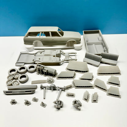 1980 Chevy Malibu Wagon 4 Door 3D Printed Resin Model Kit