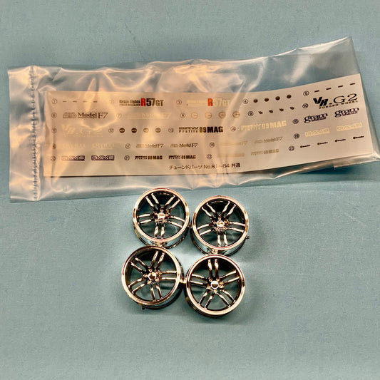 1 Custom Wheels by Aoshima 1/24 1/25