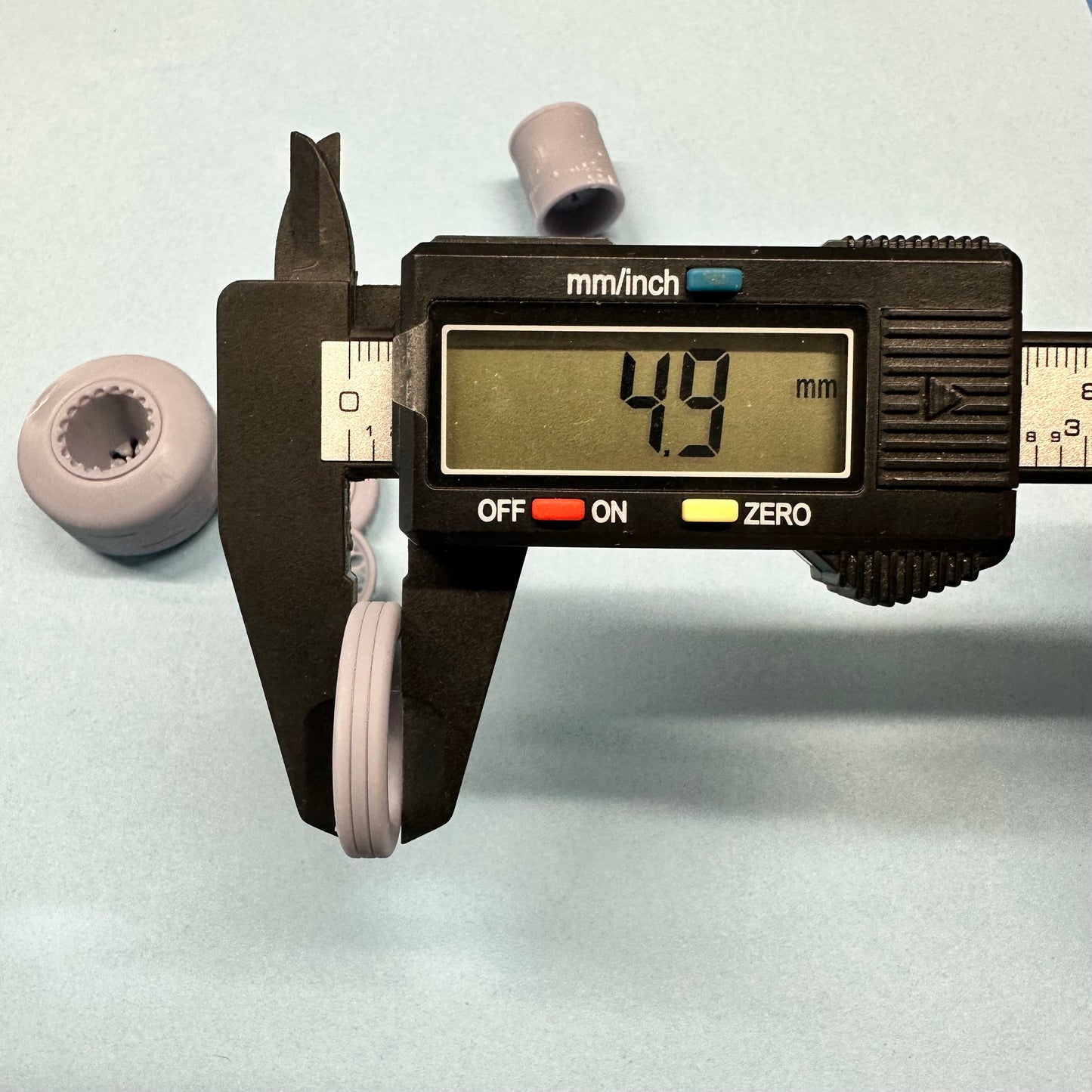 Weld Delta and Vector Prime Drag Wheels and Tires Set 1/25 1/24