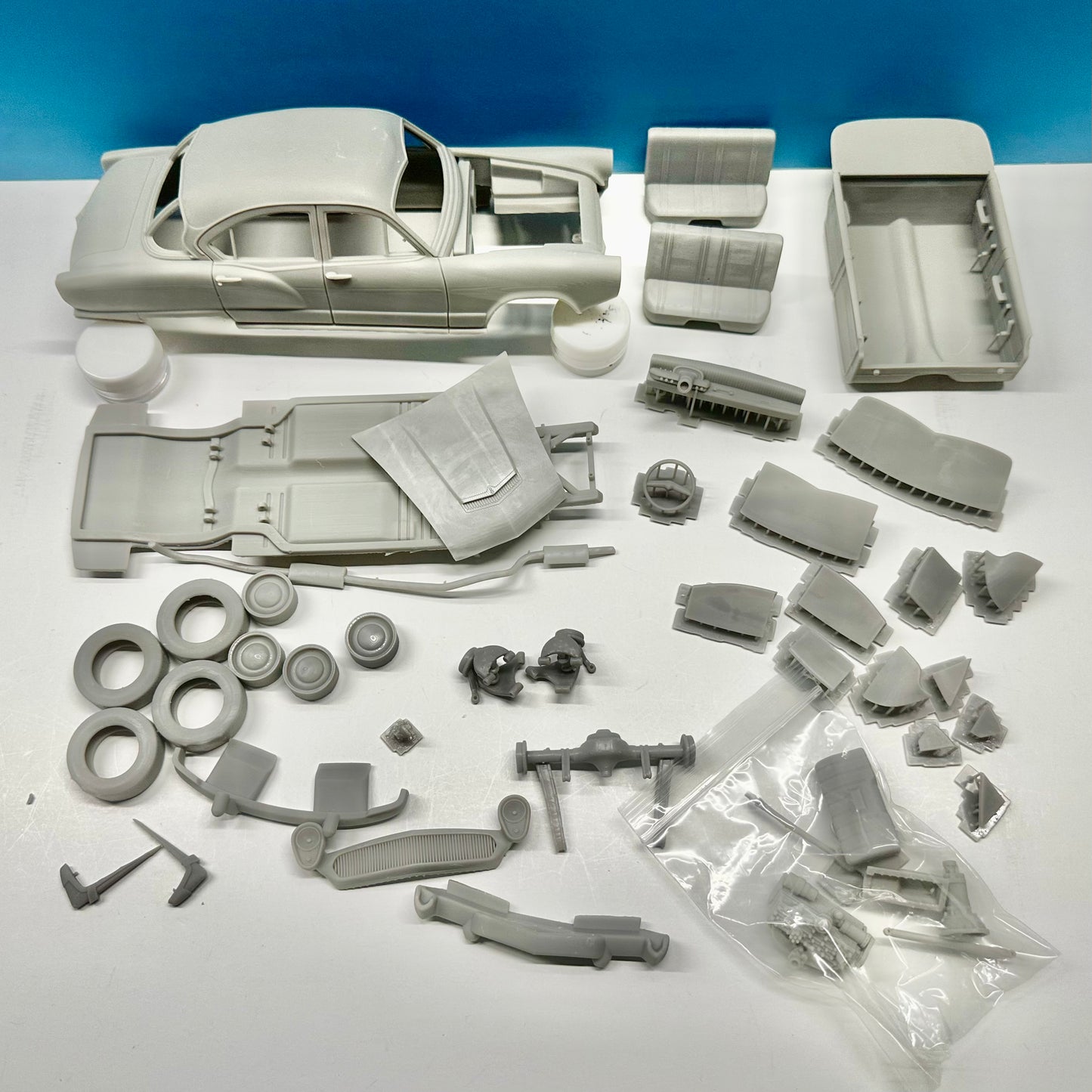 1954 Kaiser Manhattan 3D Printed Resin Model Kit