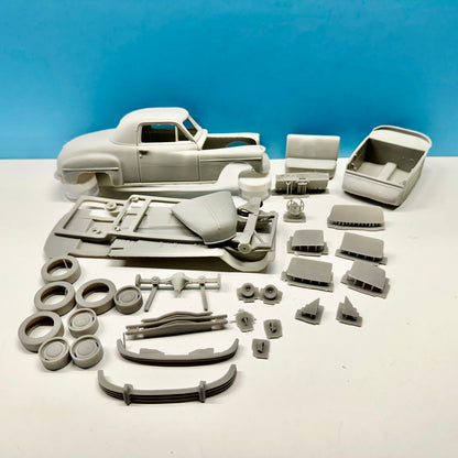 1949 Plymouth Business Coupe 3D Printed Resin Model Kit KED