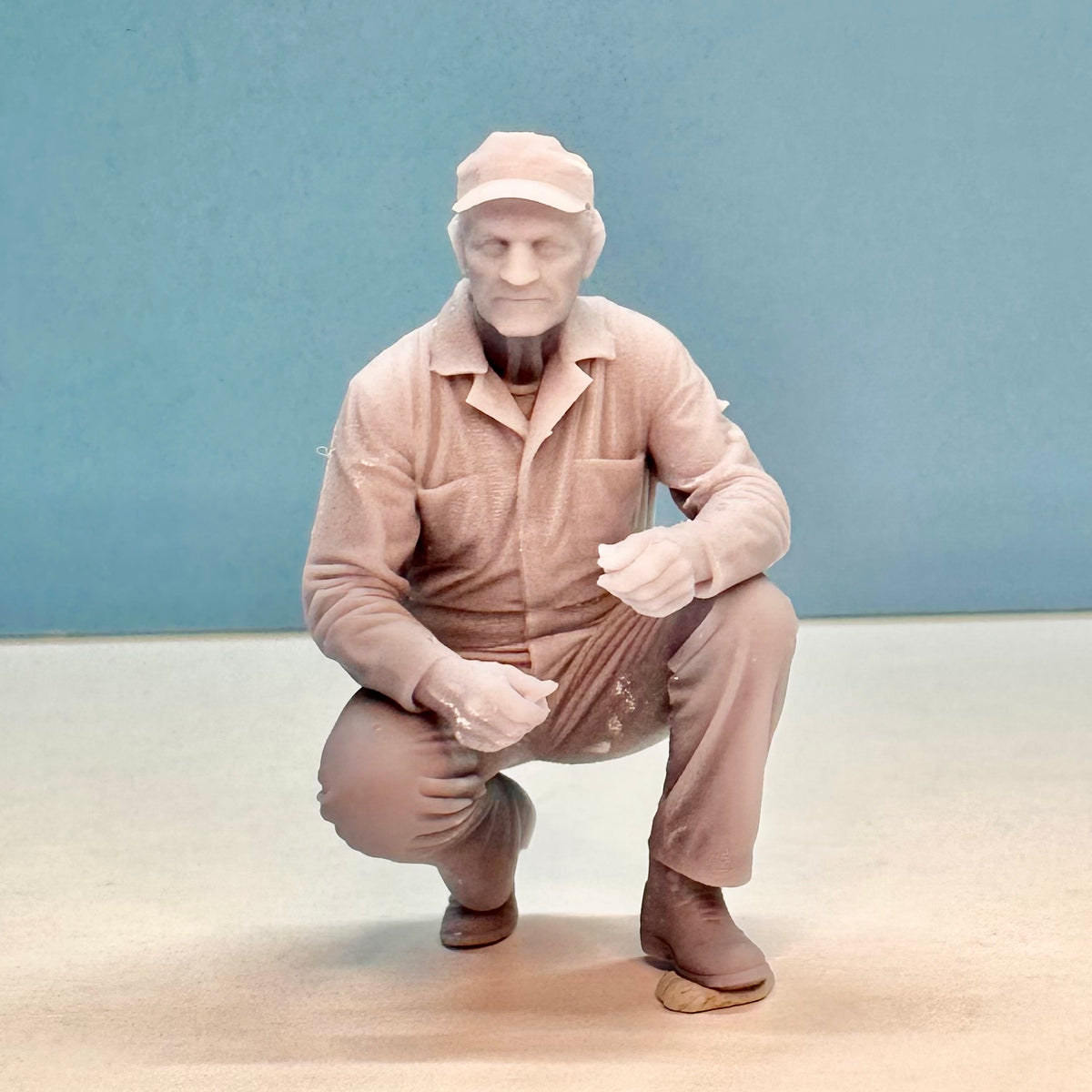 1940s Mechanic Figure Set for Display or Diorama 1/24 1/25