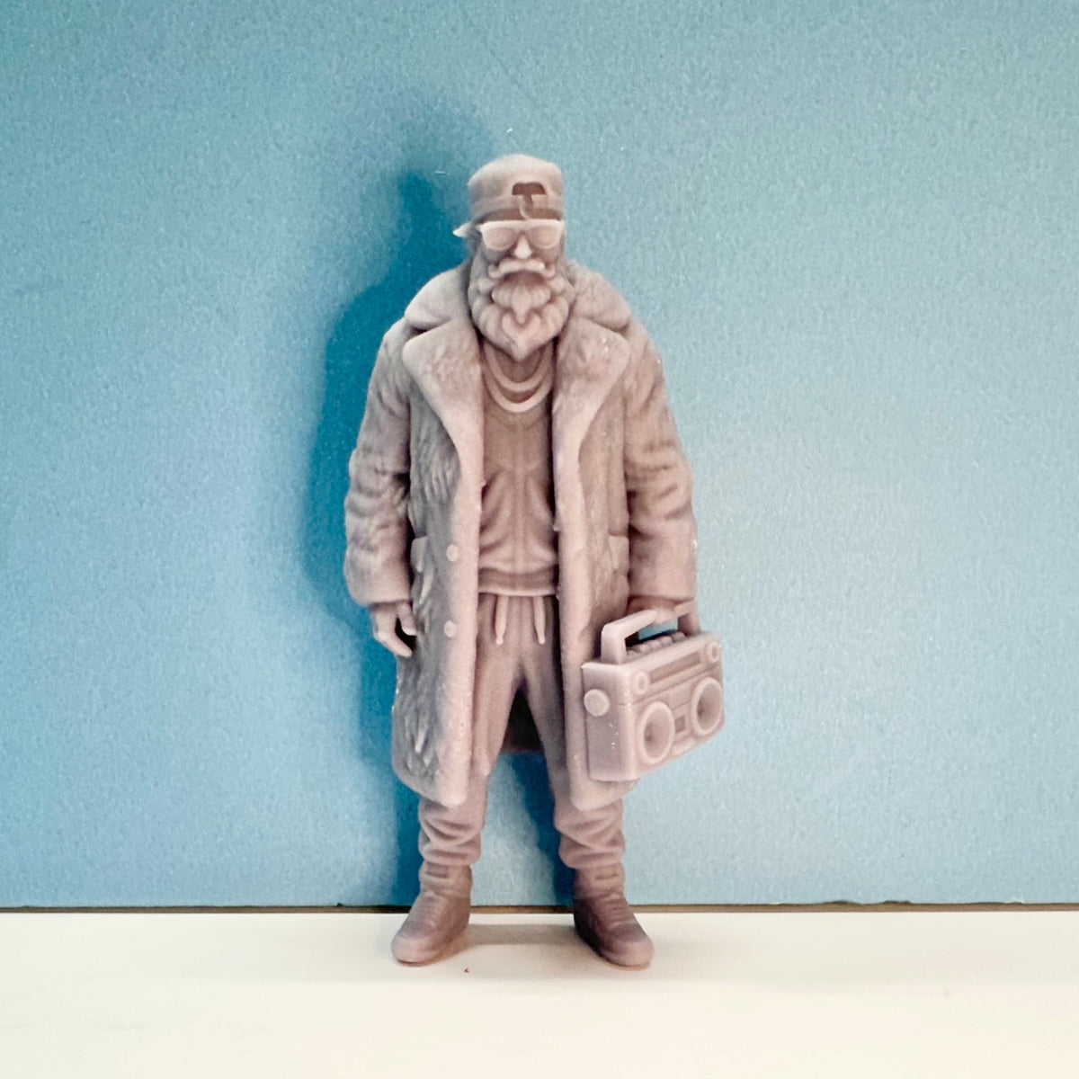 H1 Cool Santa Claus Figure for Display or Diorama 1/24 1/25