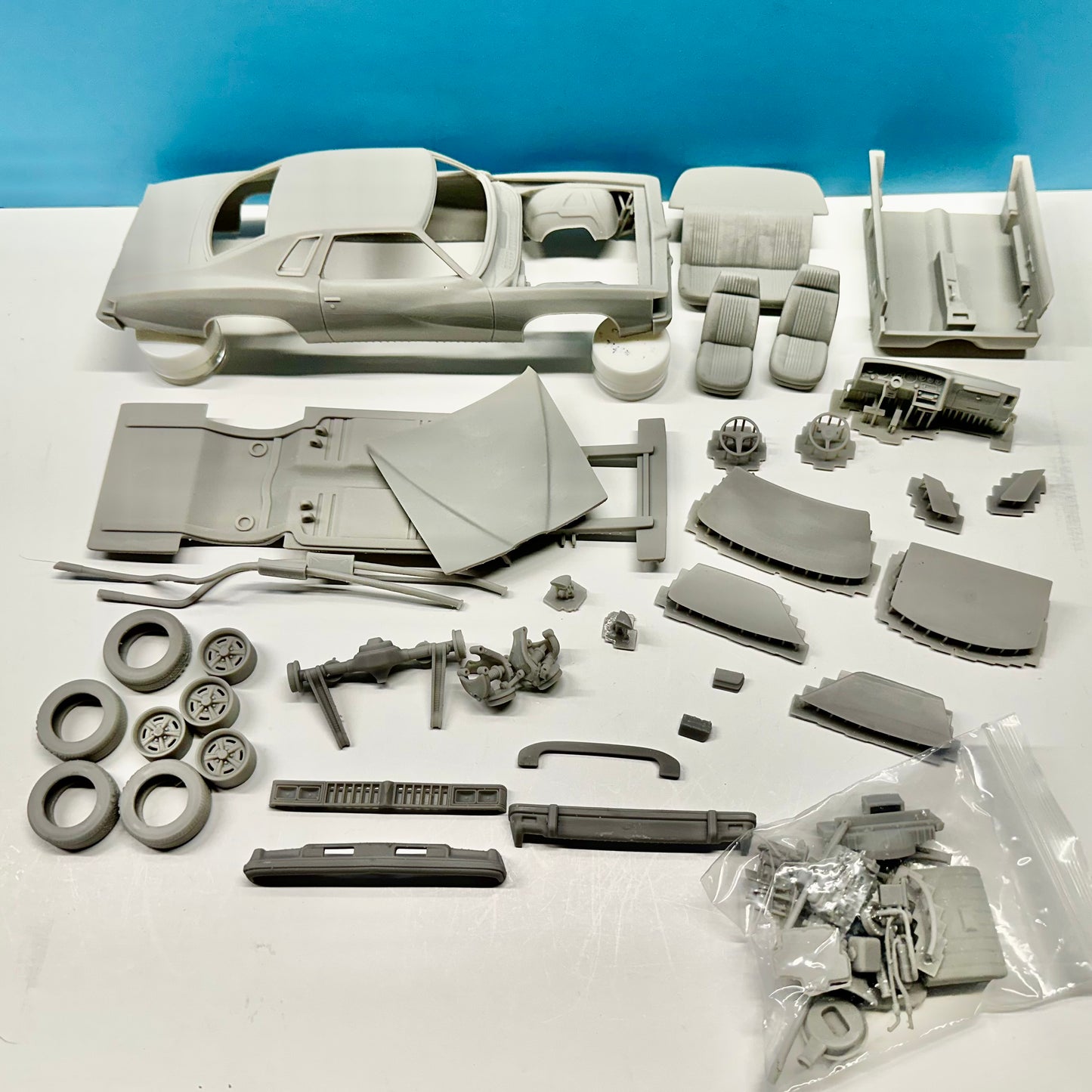 1977 Pontiac Lemans 2 Door 3D Printed Resin Model Kit