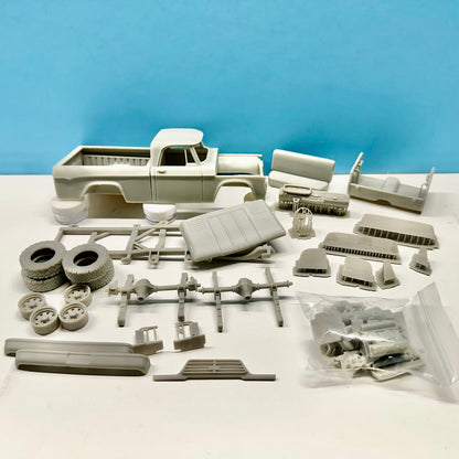 1962 Dodge W100 Styleside 4x4 Pickup Truck 3D Printed Resin Model Kit KED