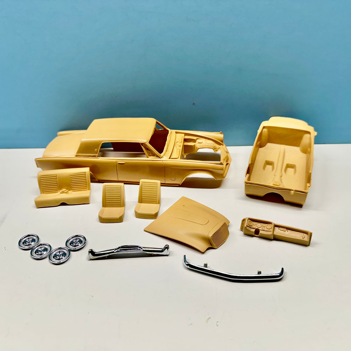 1963 Studebaker Gran Turismo Hawk Cast Resin Model Kit KED