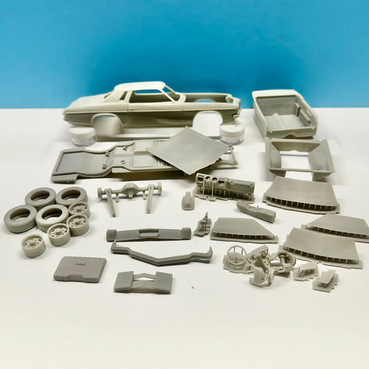 1973 Oldsmobile Cutlass Supreme 3D Printed Resin Model Kit