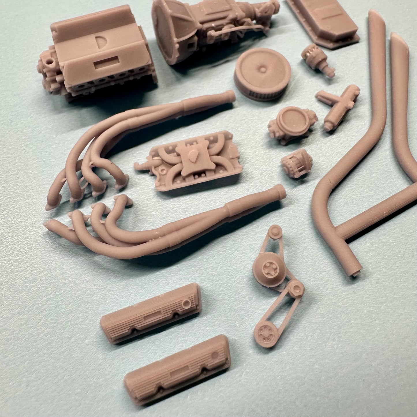 Ford 358 ci NASCAR Engine 1/25