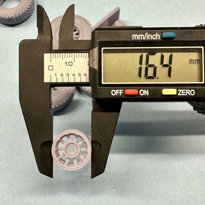 Off-Road 8 Spoke Wheels w/ All Terrain Michelin Tires