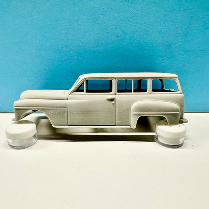 1950 Plymouth Suburban Wagon 3D Printed Resin Model Kit