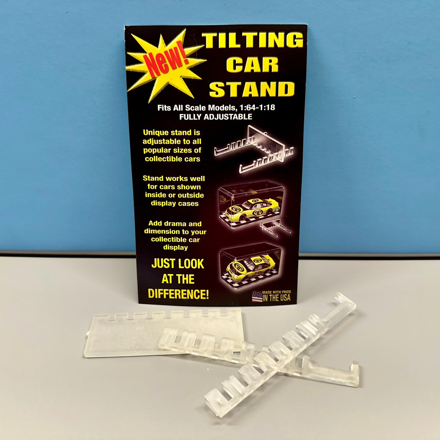 Tilt Car Stand for Displaying Models