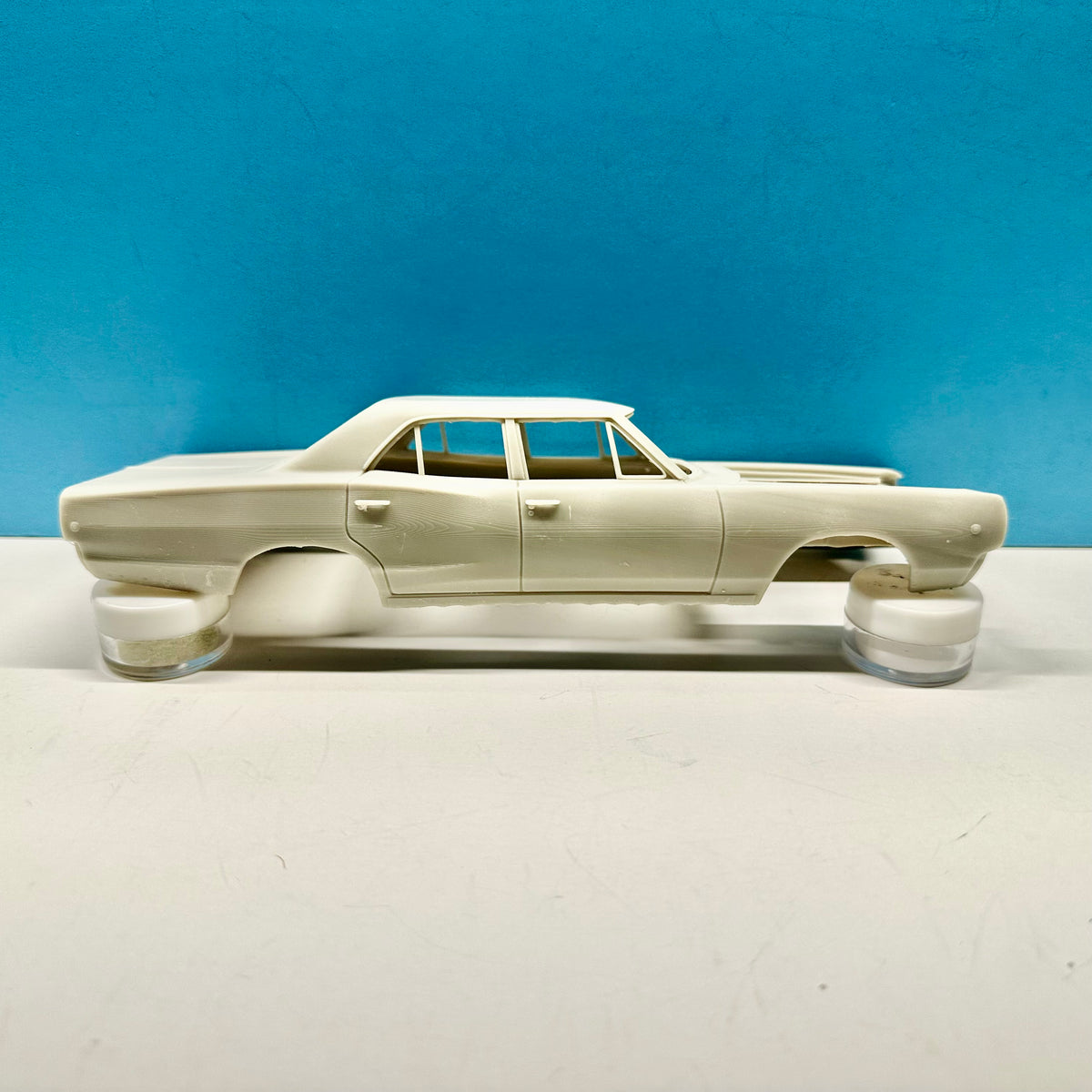 1968 Dodge Coronet 4 Door Sedan 3D Printed Resin Model Kit KED
