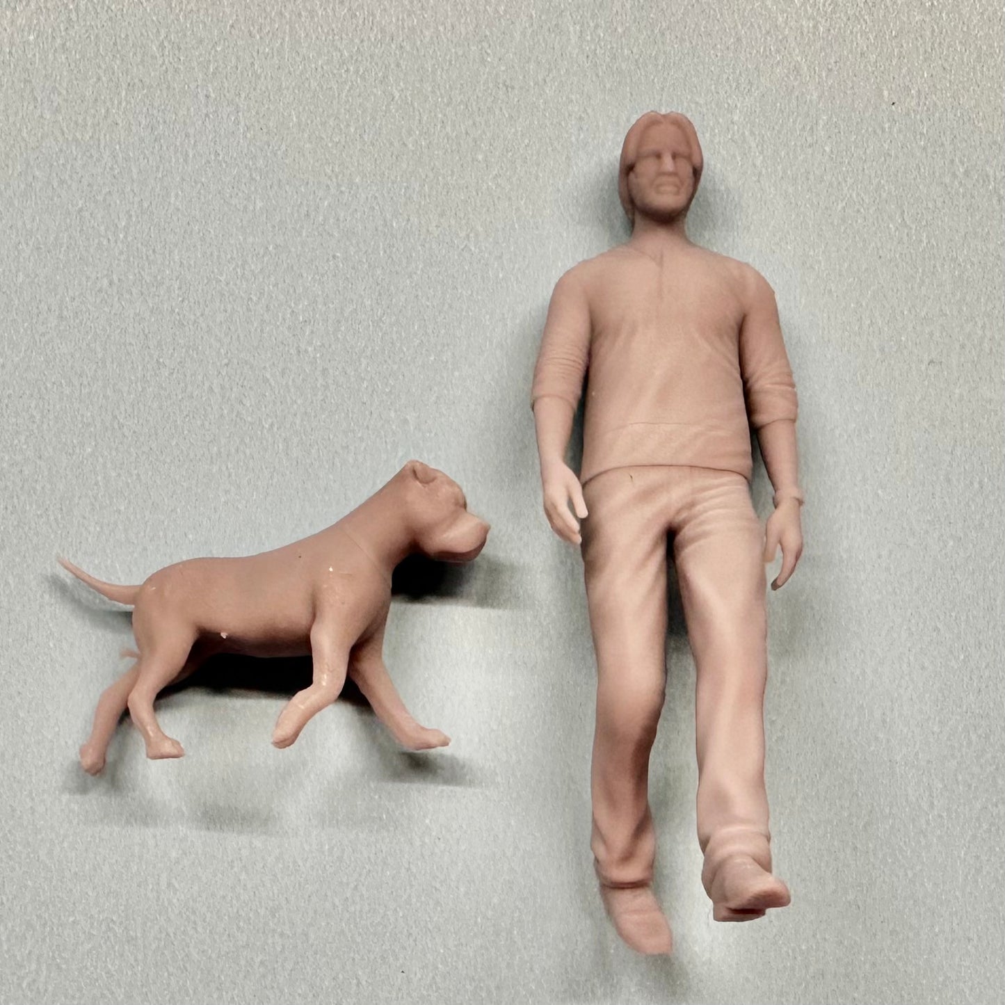 John Wick w/ Dog Figure for Display or Diorama 1/24 1/25