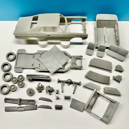 1968 Pontiac Grand Prix 3D Printed Resin Model Kit