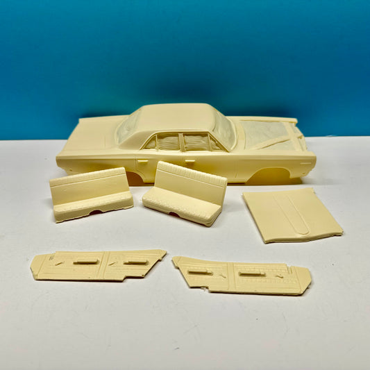 1968 Plymouth 4 Door Sedan Cast Resin Model Kit