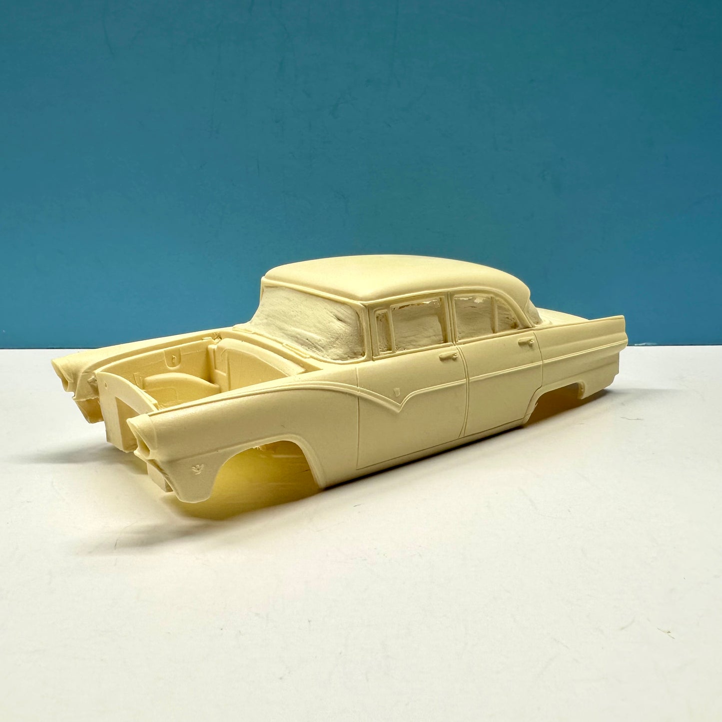 1955 Ford Fairlane 4 Door Cast Resin Model Kit KED
