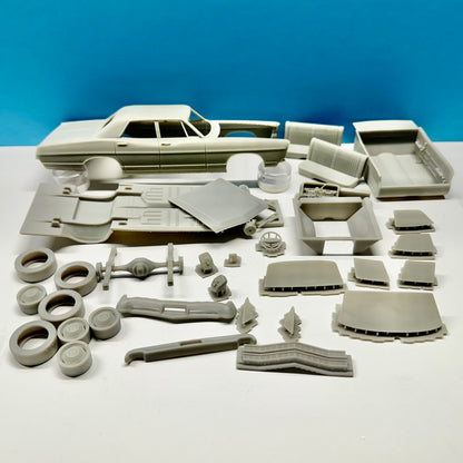 1967 Ford Galaxie 4 Door Sedan 3D Printed Resin Model Kit