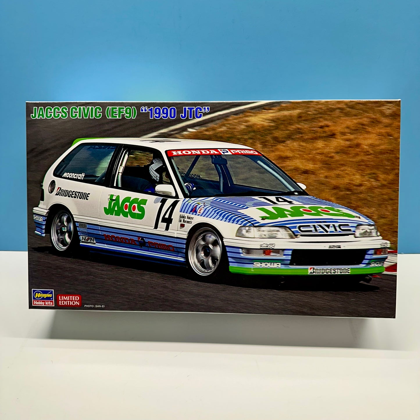 JACCS Civic (EF9) 1990 JTC by Hasegawa Model Car Kit