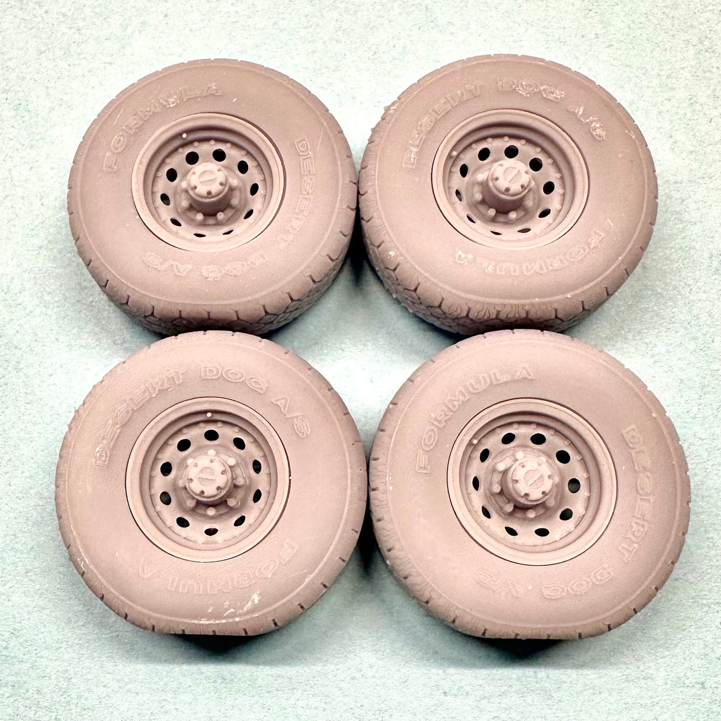 8 Lug Series 97 94 90 Wheels on Formula Desert Dog AS Tires 1/25