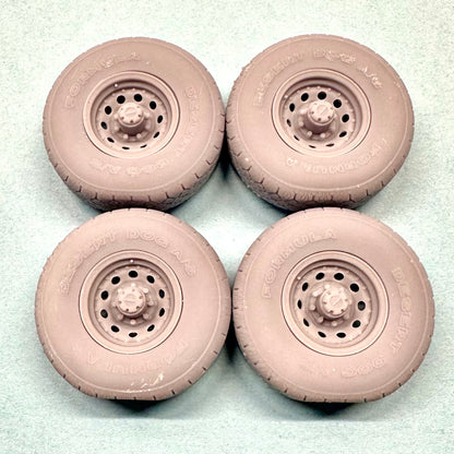 8 Lug Series 97 94 90 Wheels on Formula Desert Dog AS Tires 1/25