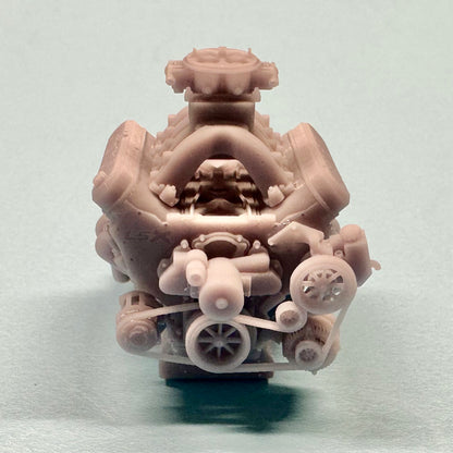 Carbureted Chevy 454 LSX Engine 1/25