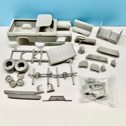 1962 Dodge W100 Styleside 4x4 Pickup Truck 3D Printed Resin Model Kit KED