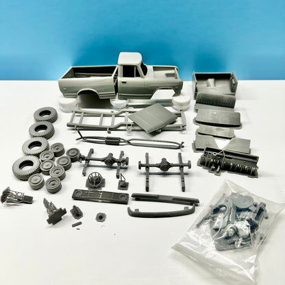1972 International Pickup Truck (short) 3D Printed Resin Model Kit