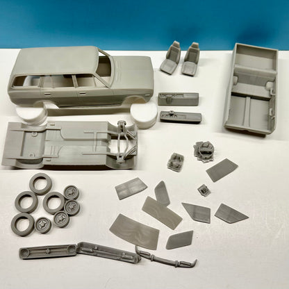 1972 Datsun Wagon 3D Printed Resin Model Kit KED
