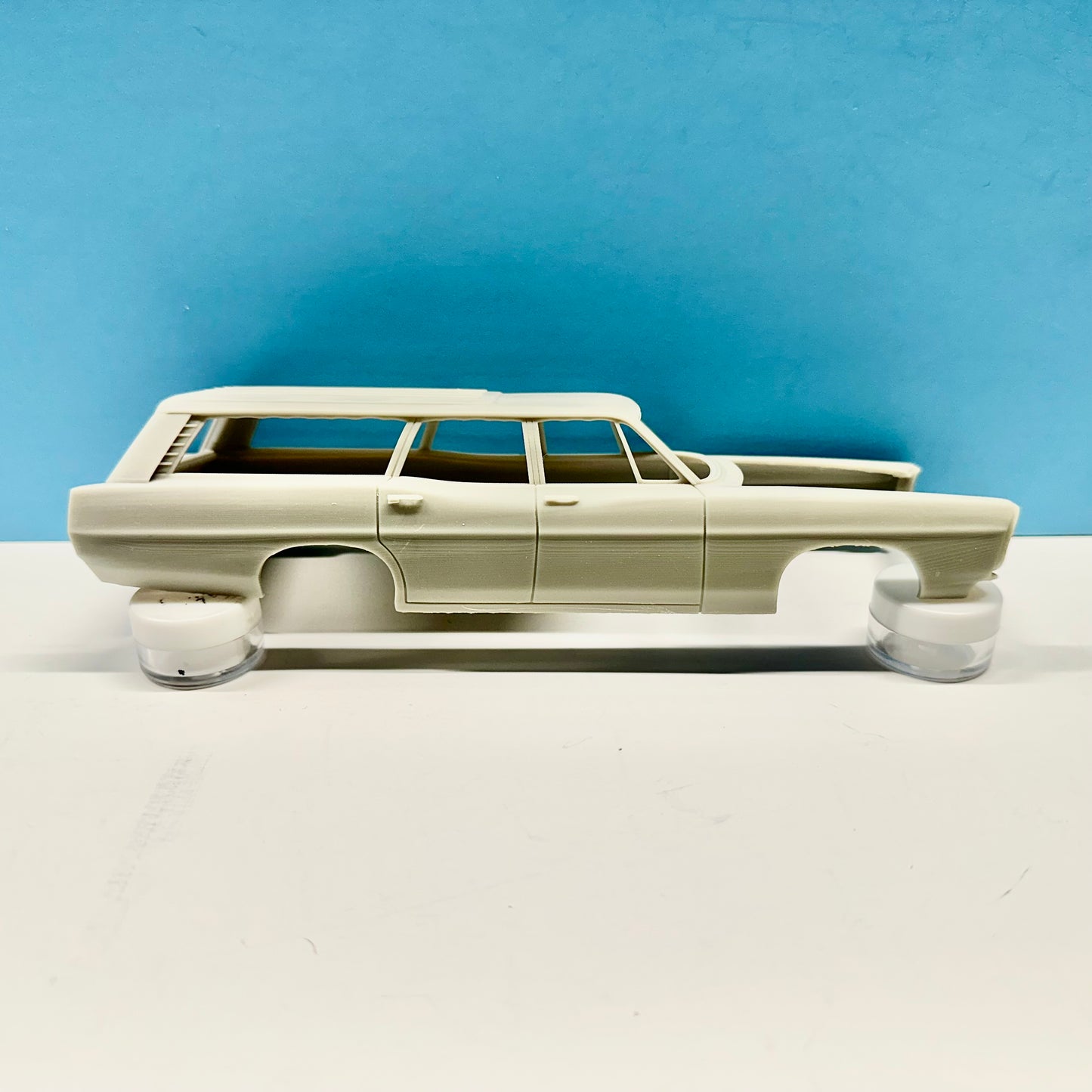 1967 Ford Country Squire Station Wagon 3D Printed Resin Model Kit