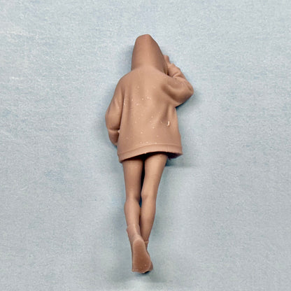 21. Hoodie Girl Elise Figure for Display or Diorama 1/24 1/25 - 20% OFF