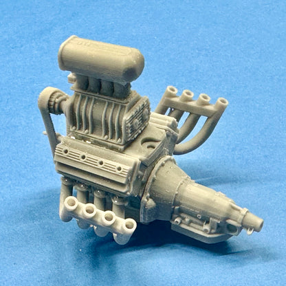 Vintage Hemi Blown Supercharged Engine 1/24 1/25