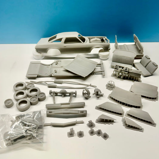 1973 Chevy Chevelle 2 Dr 3D Printed Resin Model Kit