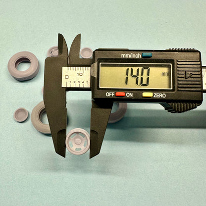 1968 Dodge Charger Bullitt Wheel Covers 1/25