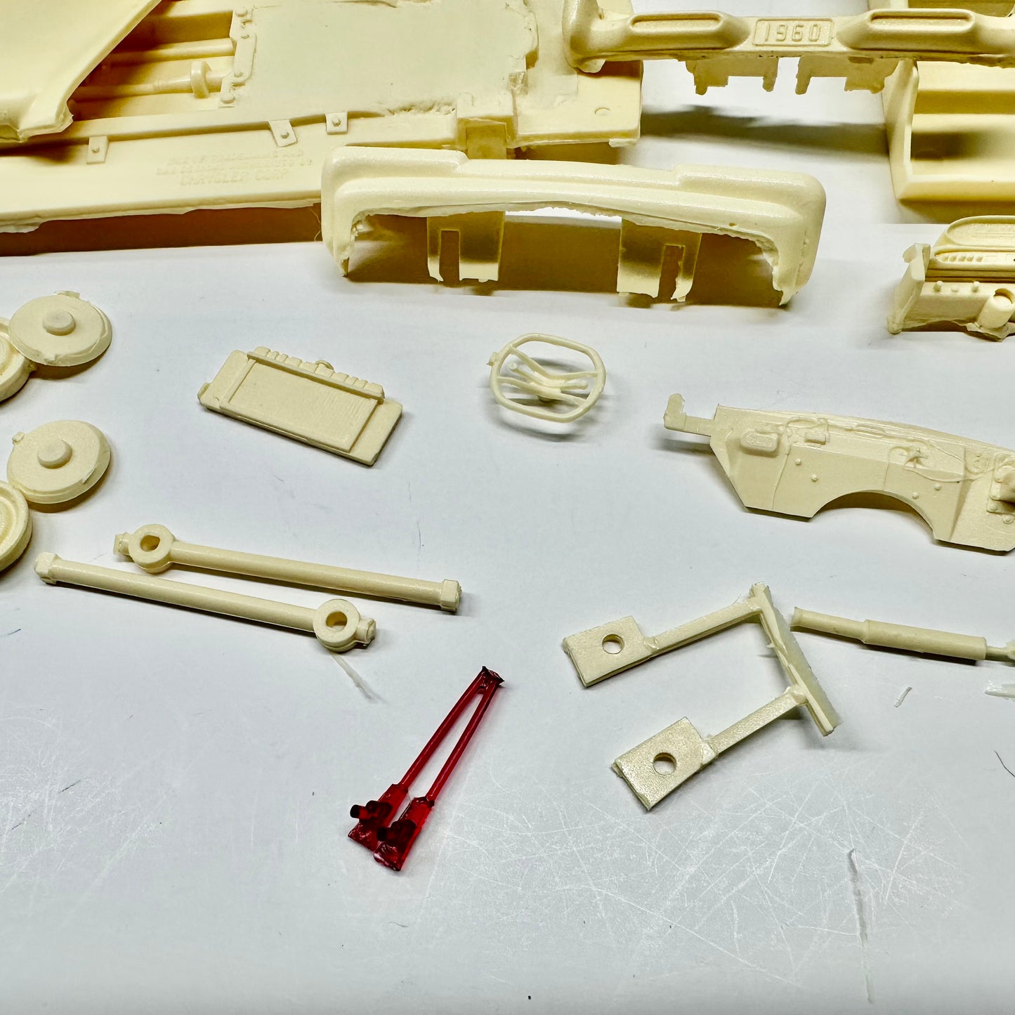 1960 Plymouth Fury Station Wagon Cast Resin Model Kit