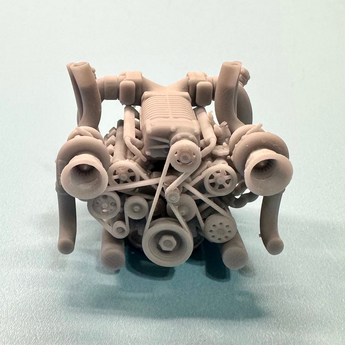 Toyota 1UZ FE Twin Turbo Supercharged Engine 1/25