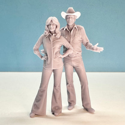 Carrie and The Bandit Figure for Display or Diorama 1/24 1/25