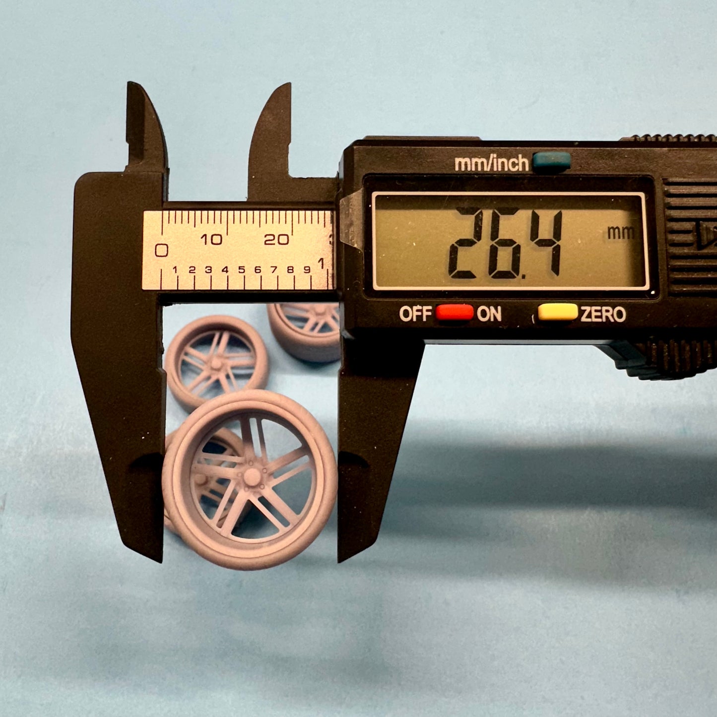 2 Raceline Sidewinder Custom Wheels and Tires Set 1/24 1/25