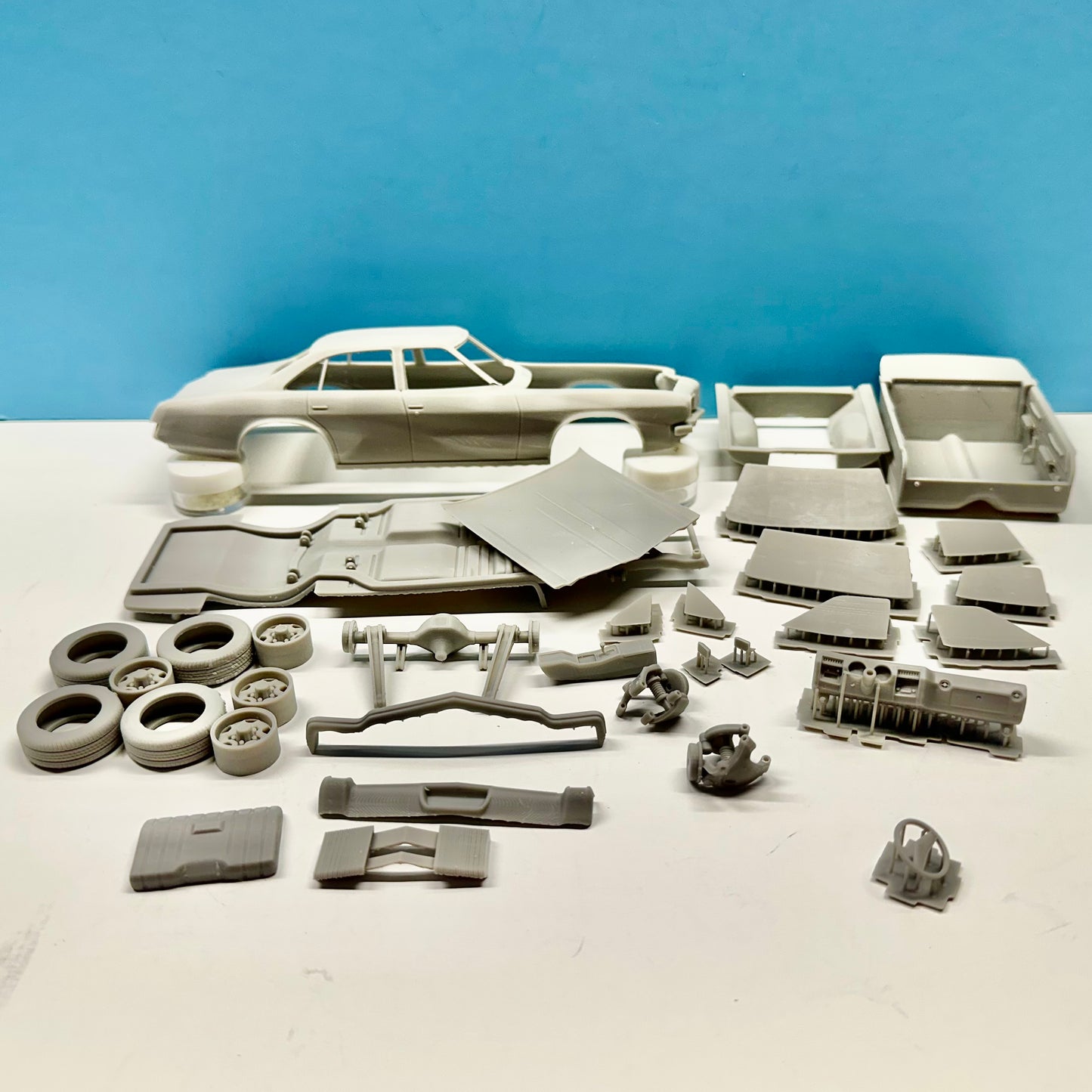 1973 Oldsmobile Cutlass Salon 3D Printed Resin Model Kit KED