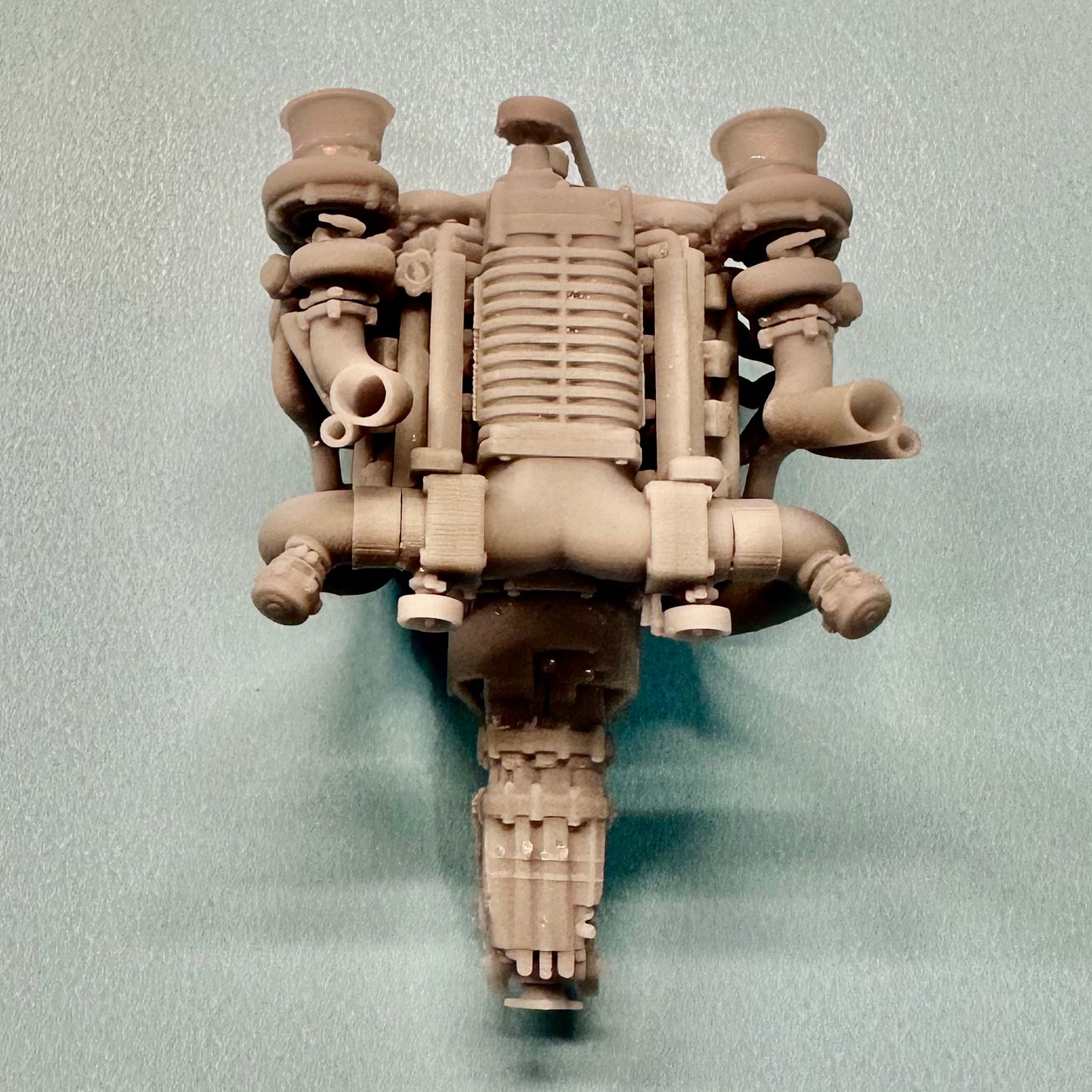 Toyota 1UZ FE Twin Turbo Supercharged Engine 1/25