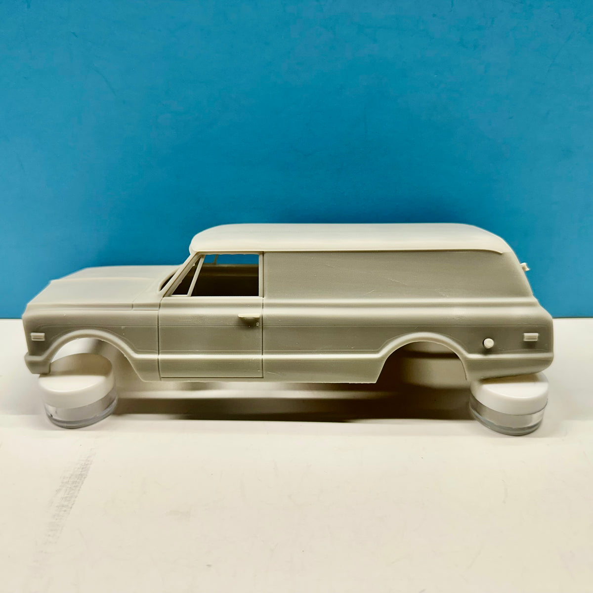 1970 - 1972 GMC Chevy Panel Truck 3D Printed Resin Model Kit KED