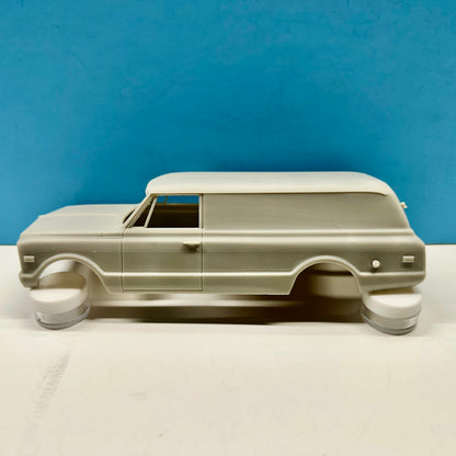 1970 - 1972 GMC Chevy Panel Truck 3D Printed Resin Model Kit KED