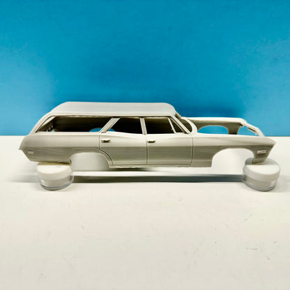 1968 Chevy Impala Station Wagon 3D Printed Resin Model Kit KED