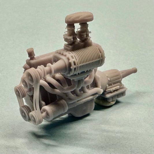 Chevy 235 Supercharged Straight Six Engine 1/25