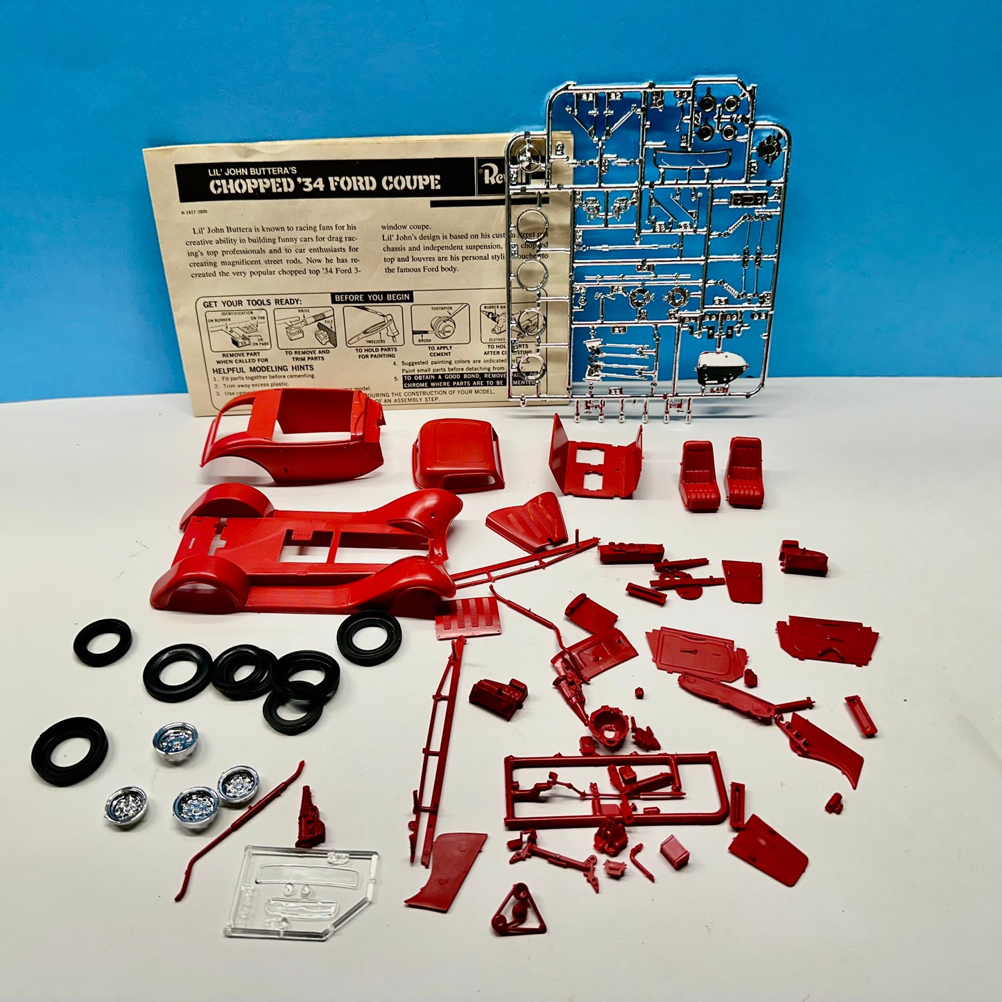 1934 Ford Coupe Chopped Lil John Buttera by Revell