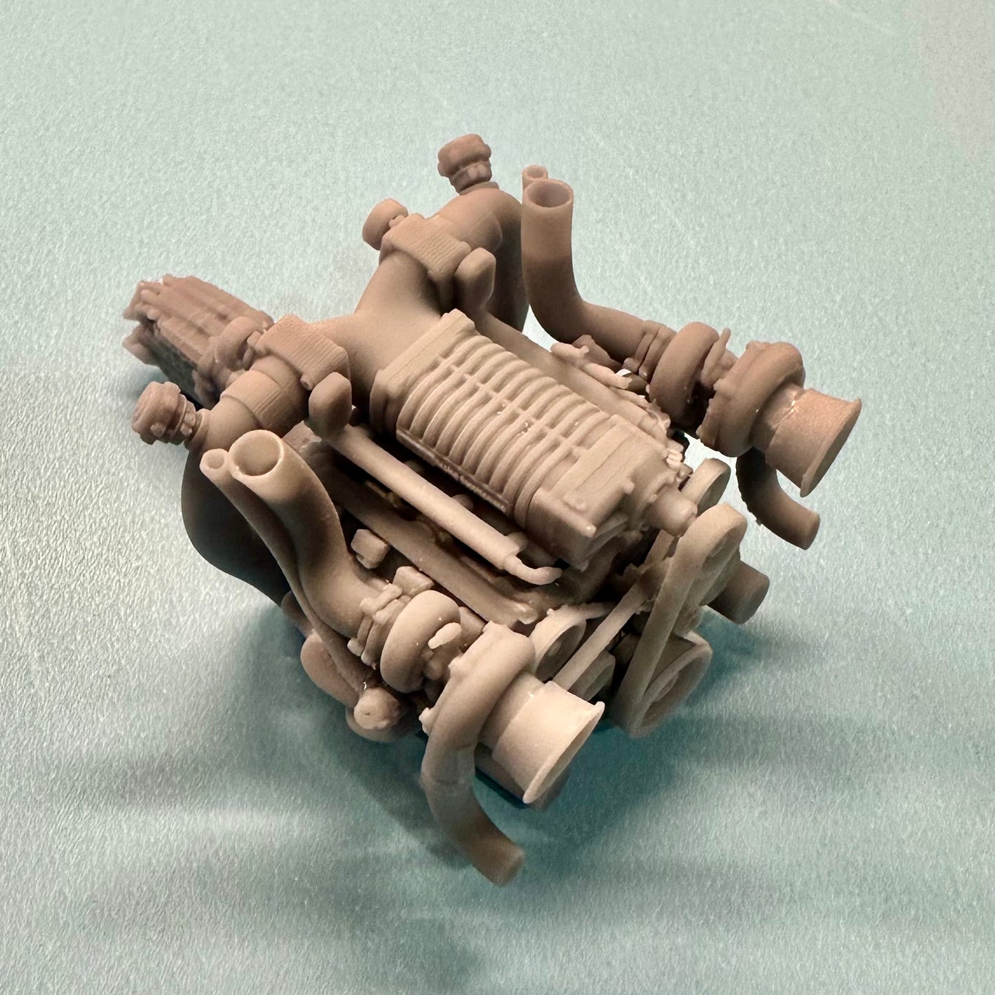 Toyota 1UZ FE Twin Turbo Supercharged Engine 1/25