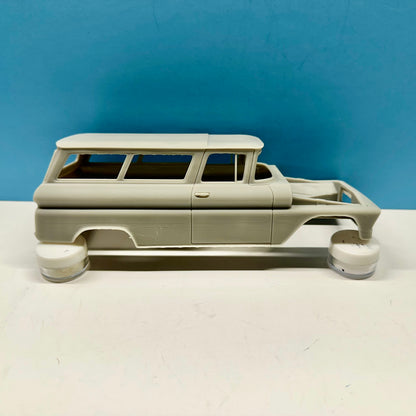 1961 Chevy Suburban 3D Printed Resin Model Kit KED