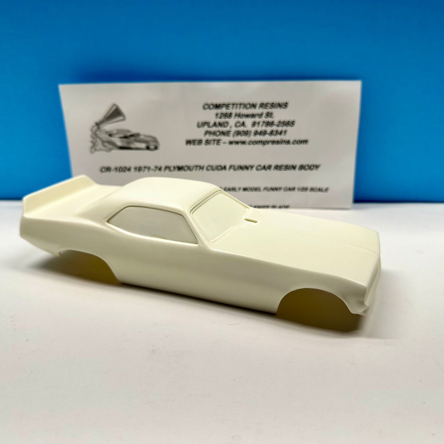 Resin 1971-1974 Plymouth Cuda Funny Car (Competition Resins)