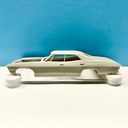 1968 Chevy Impala 4 Door Sedan 3D Printed Resin Model Kit