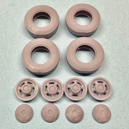 1968 Dodge Charger Bullitt Wheel Covers 1/25