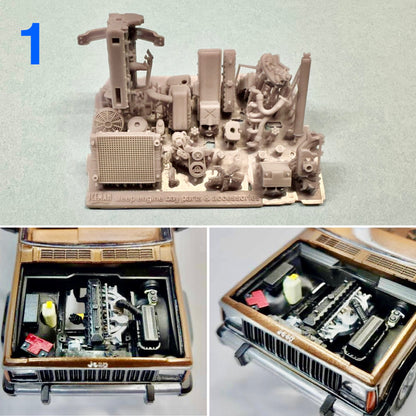3D Printed 1984 Jeep Upgrade Parts 1/25